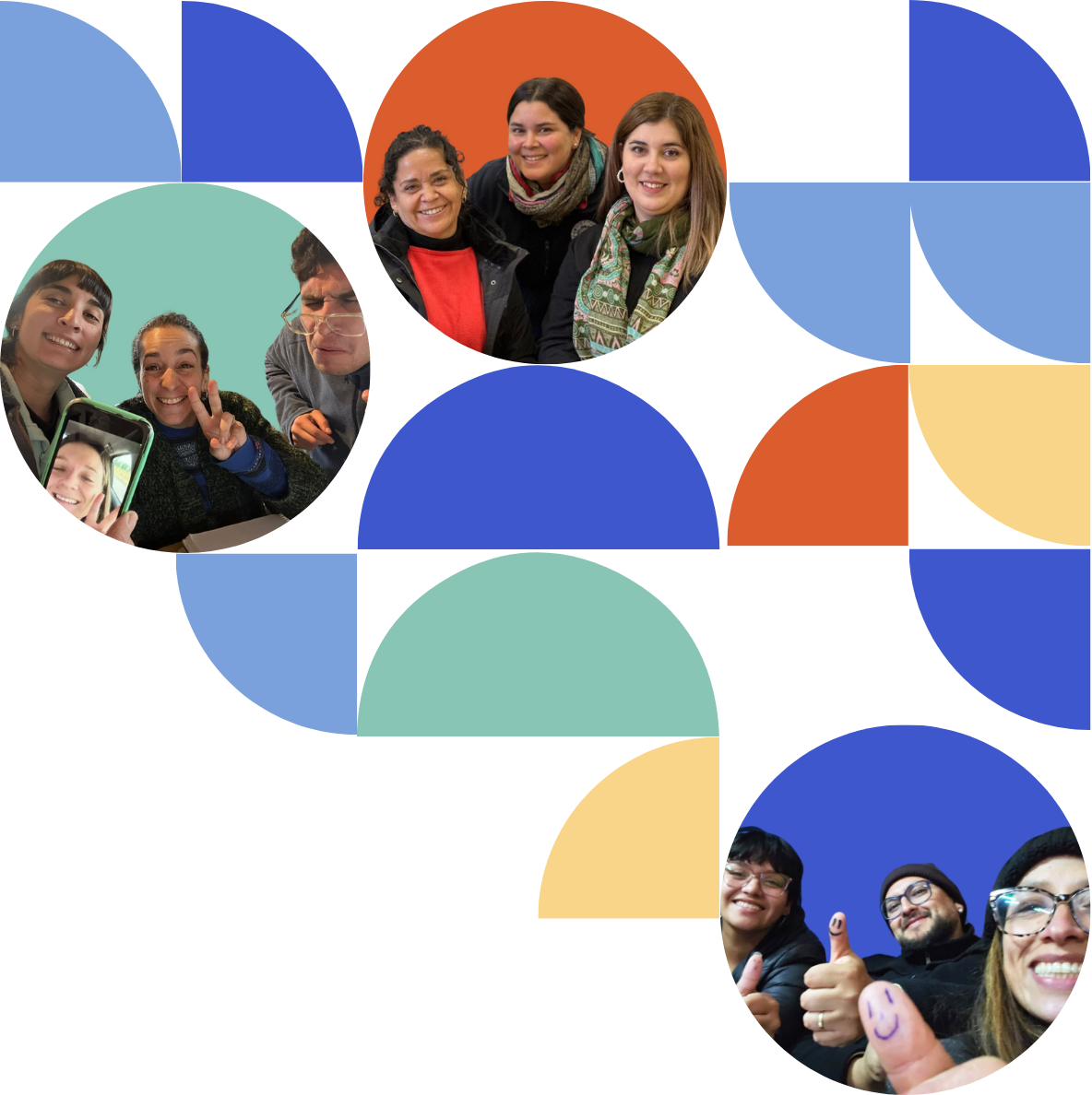 Ilustración inspiradora de educación colaborativa