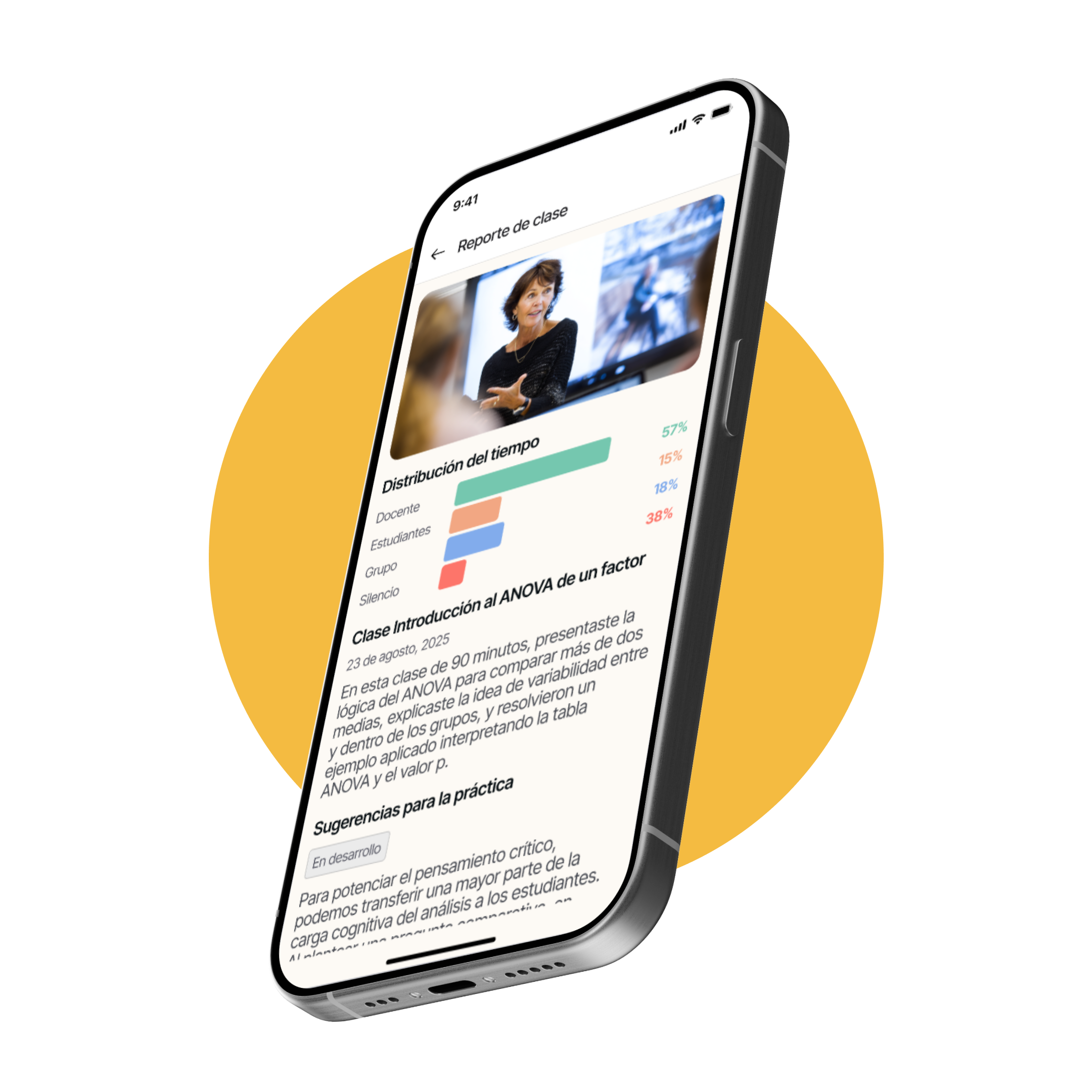 TeachView - Retroalimentación de IA para docentes